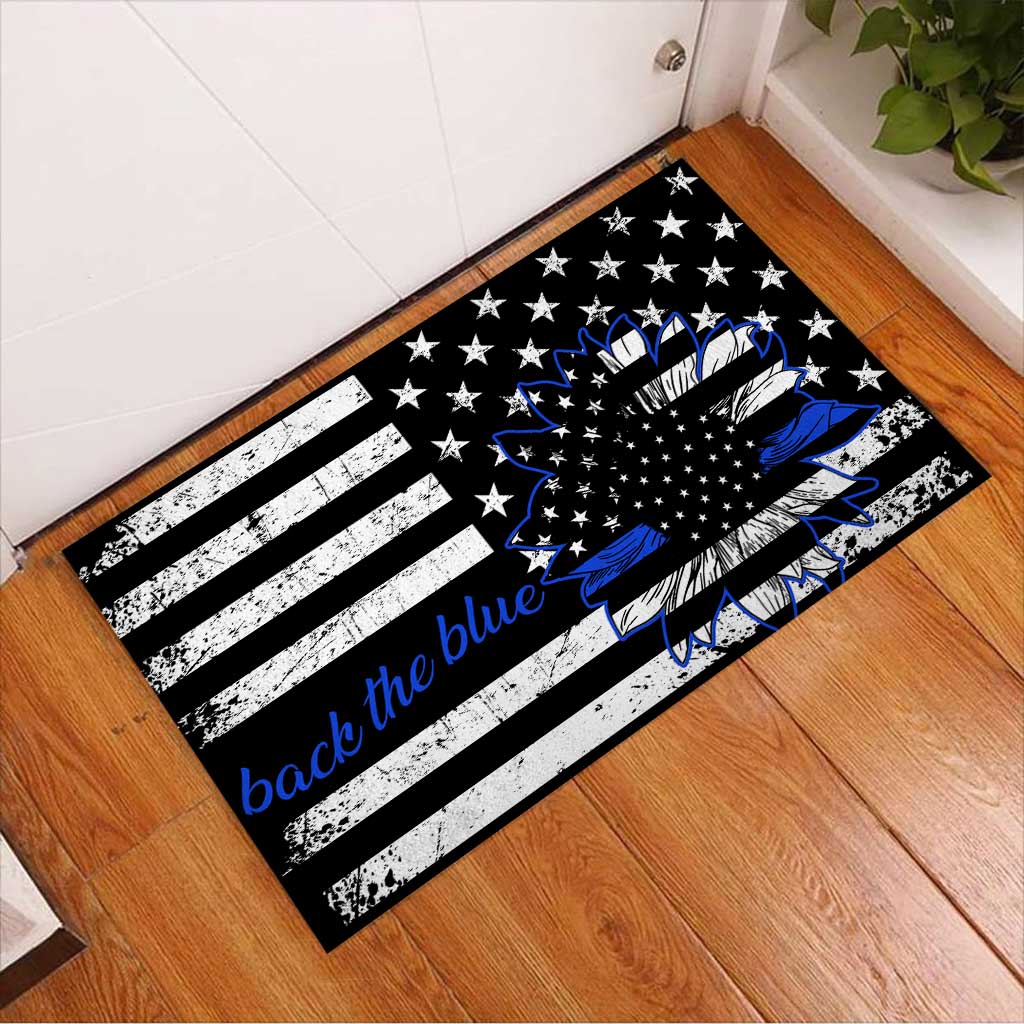 America Sunflower - Police Officer Doormat