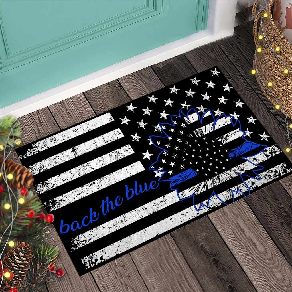 America Sunflower - Police Officer Doormat