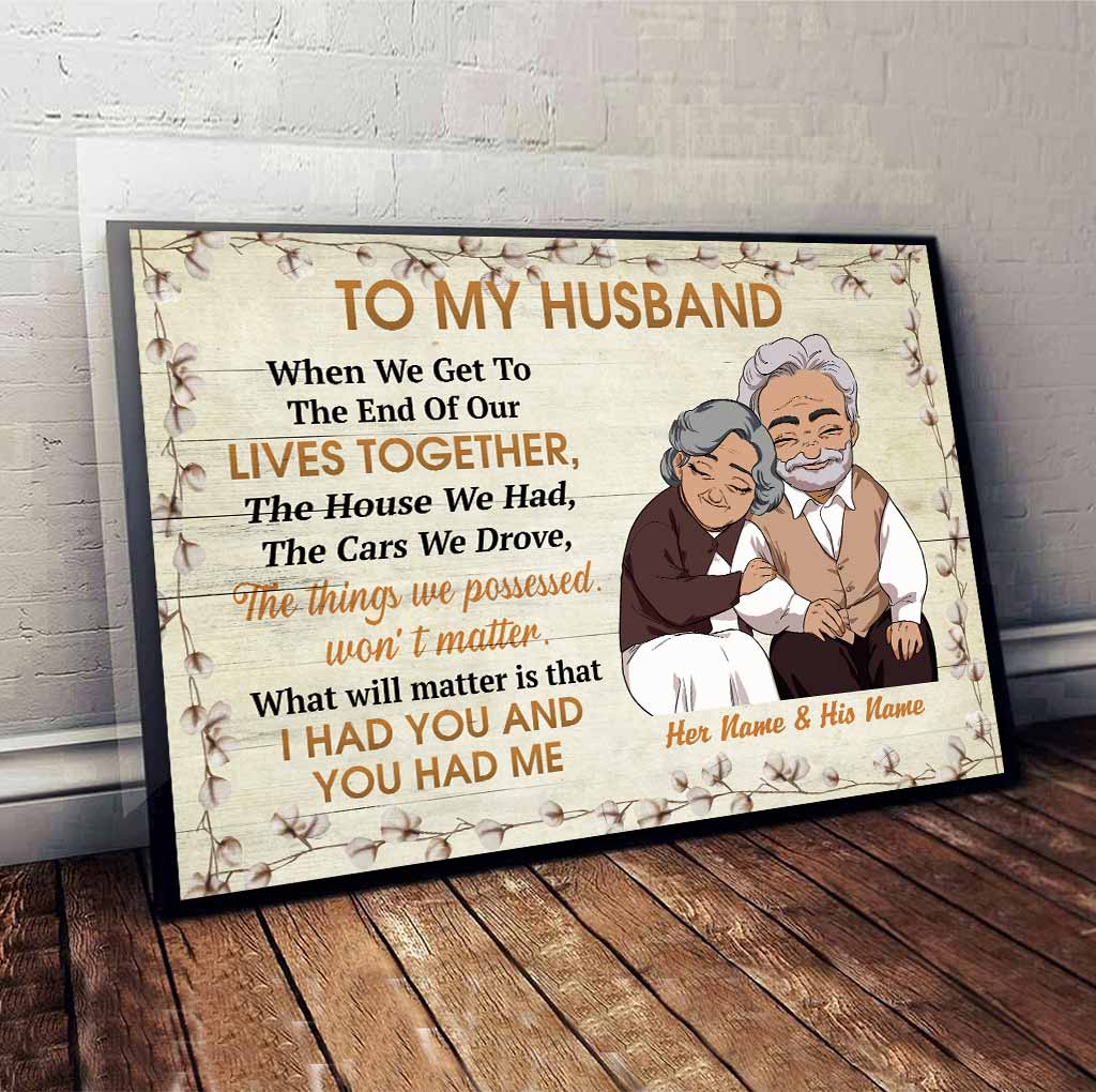 I Had You & You Had Me - Personalized Couple Poster