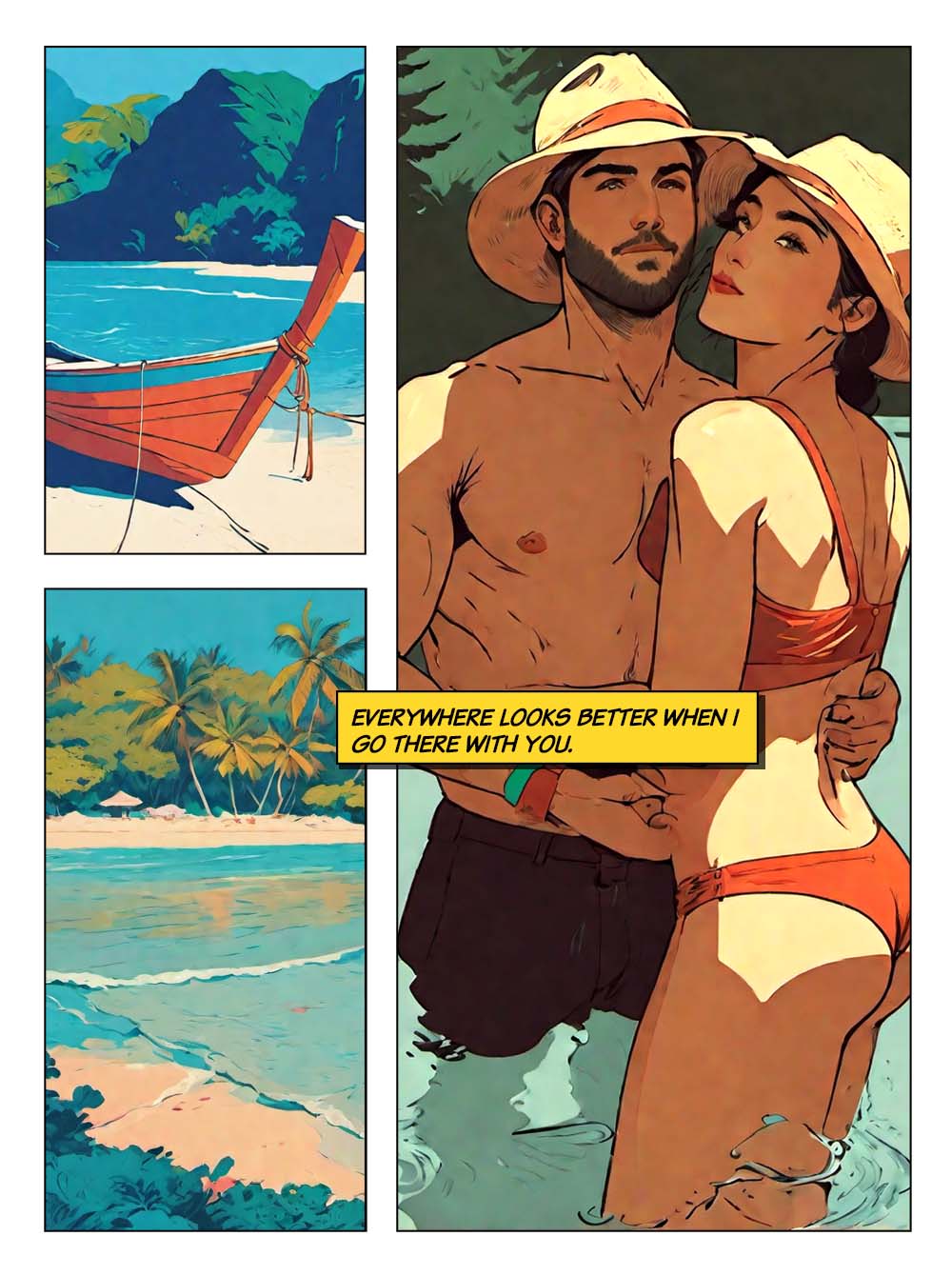 Christmas Gingerbread Family - Personalized QR Greeting Card