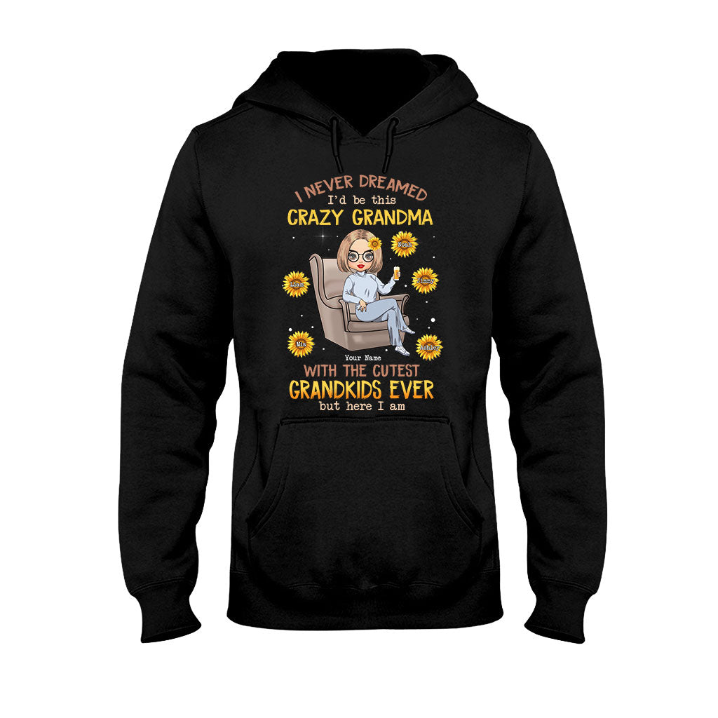 Je n'aurais jamais imaginé être cette grand-mère folle des plus adorables petits-enfants - T-shirt et sweat à capuche personnalisés