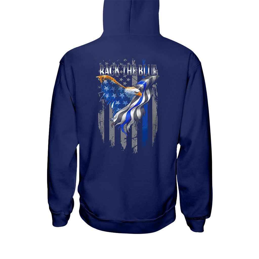 Blue Line - Police Officer T-shirt And Hoodie 0621
