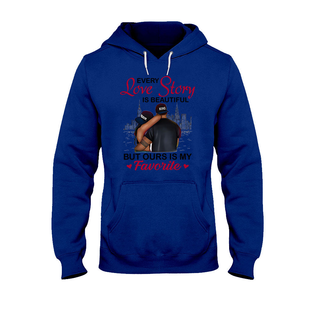 Black Couple - Personalized African American T-shirt and Hoodie 112021