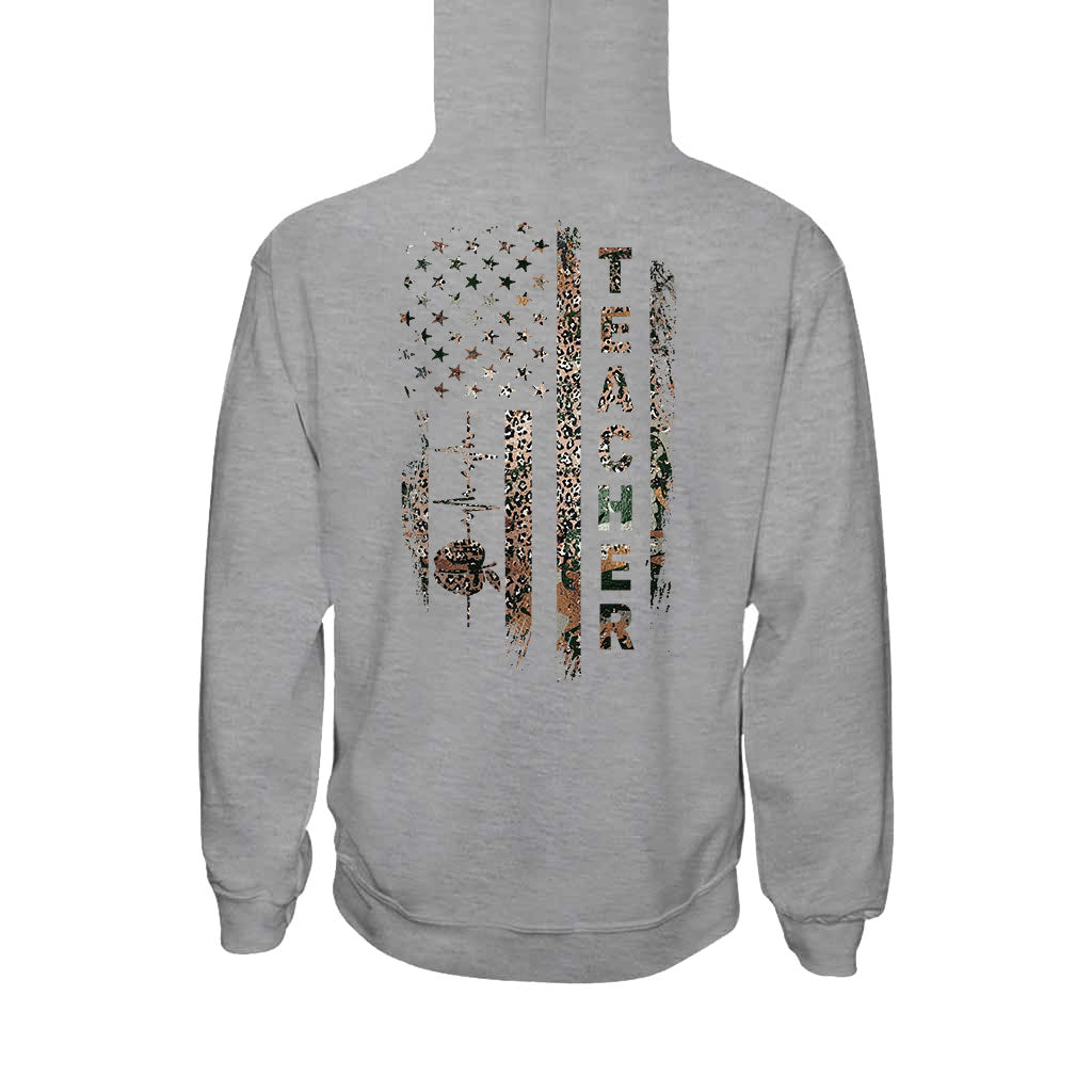 Teach Love Inspire - Personalized Independence Day Teacher T-shirt and Hoodie