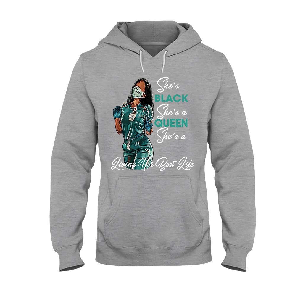 Black Queen - Personalized African American T-shirt and Hoodie 1121