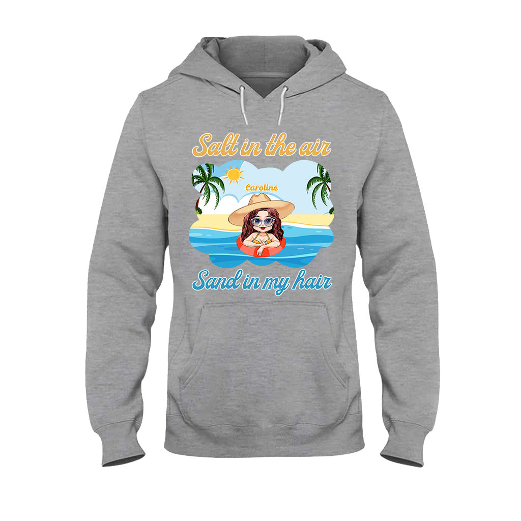 Salt In The Air Sand In My Hair - Personalized Sea Lover T-shirt and Hoodie