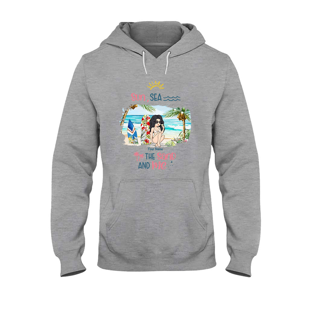 Sun, Sea, The Sand And Me - Personalized Sea Lover T-shirt and Hoodie
