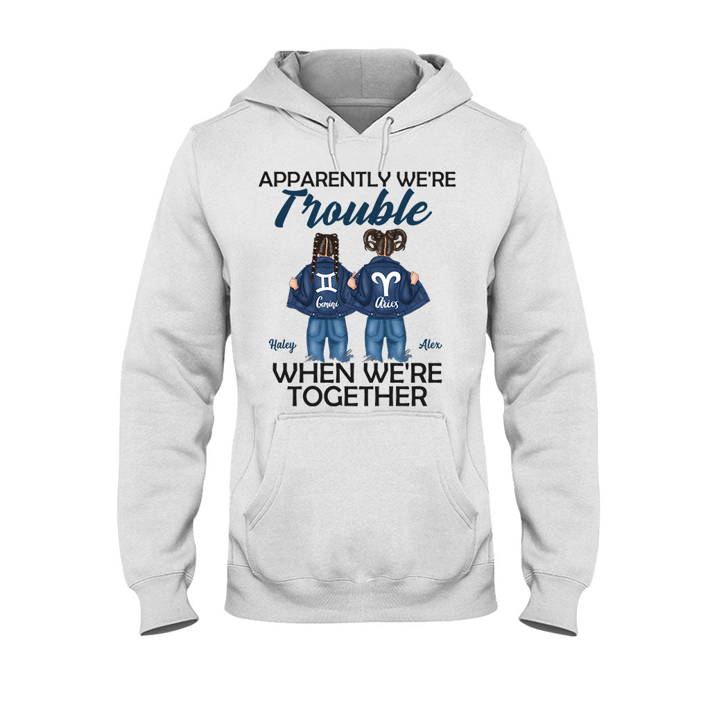 Trouble Together - Personalized Bestie T-shirt And Hoodie