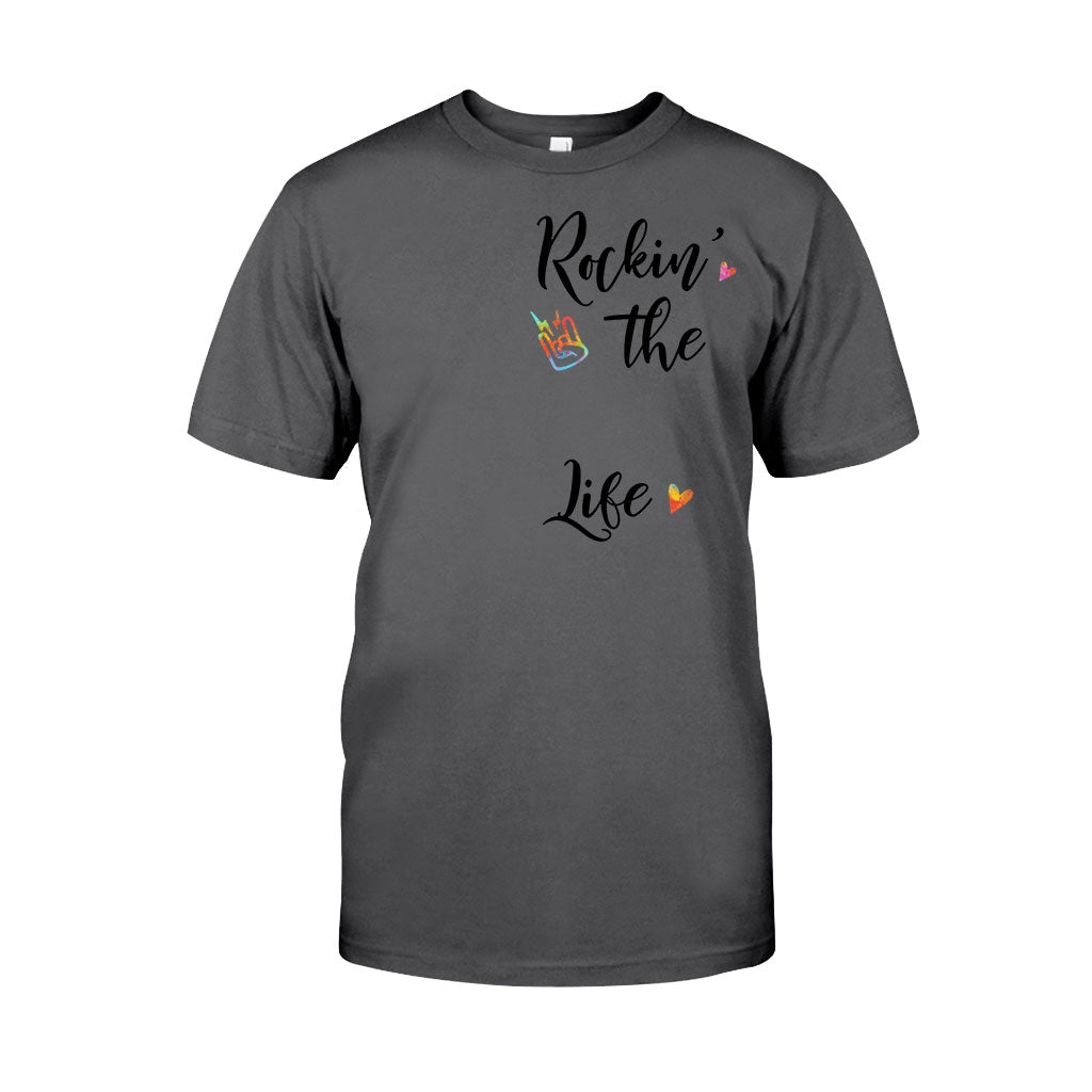 Rockin' The Nana Life - Personalized Grandma T-shirt and Hoodie 0921