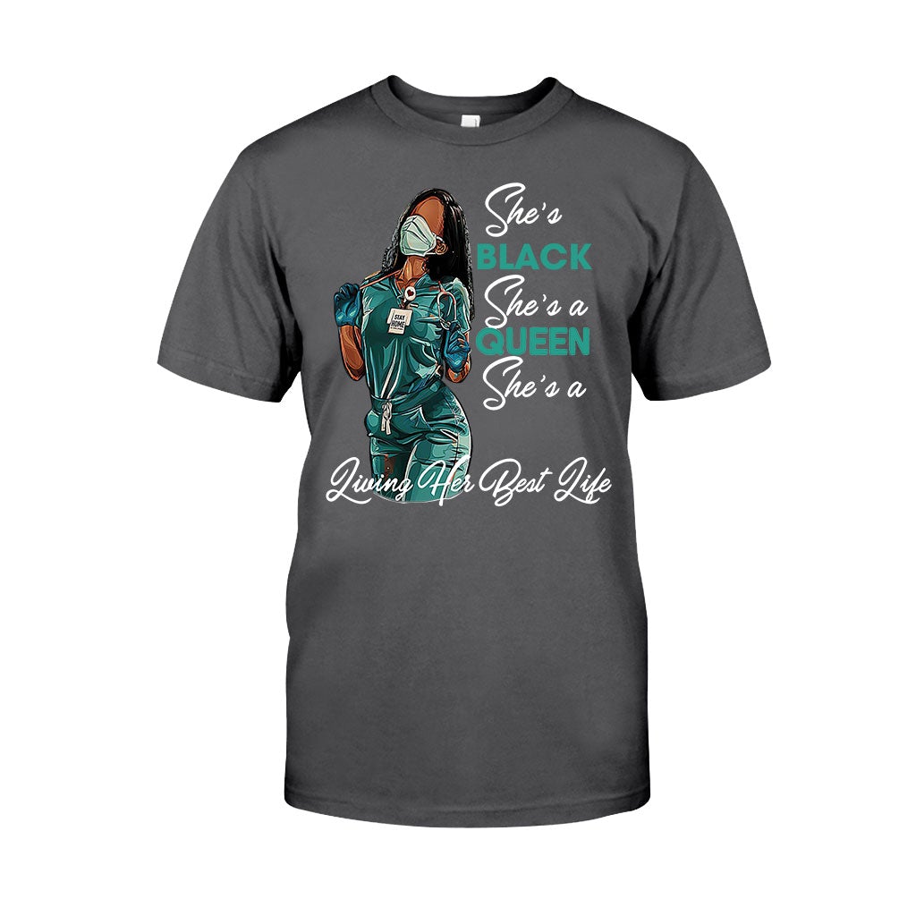 Black Queen - Personalized African American T-shirt and Hoodie 1121