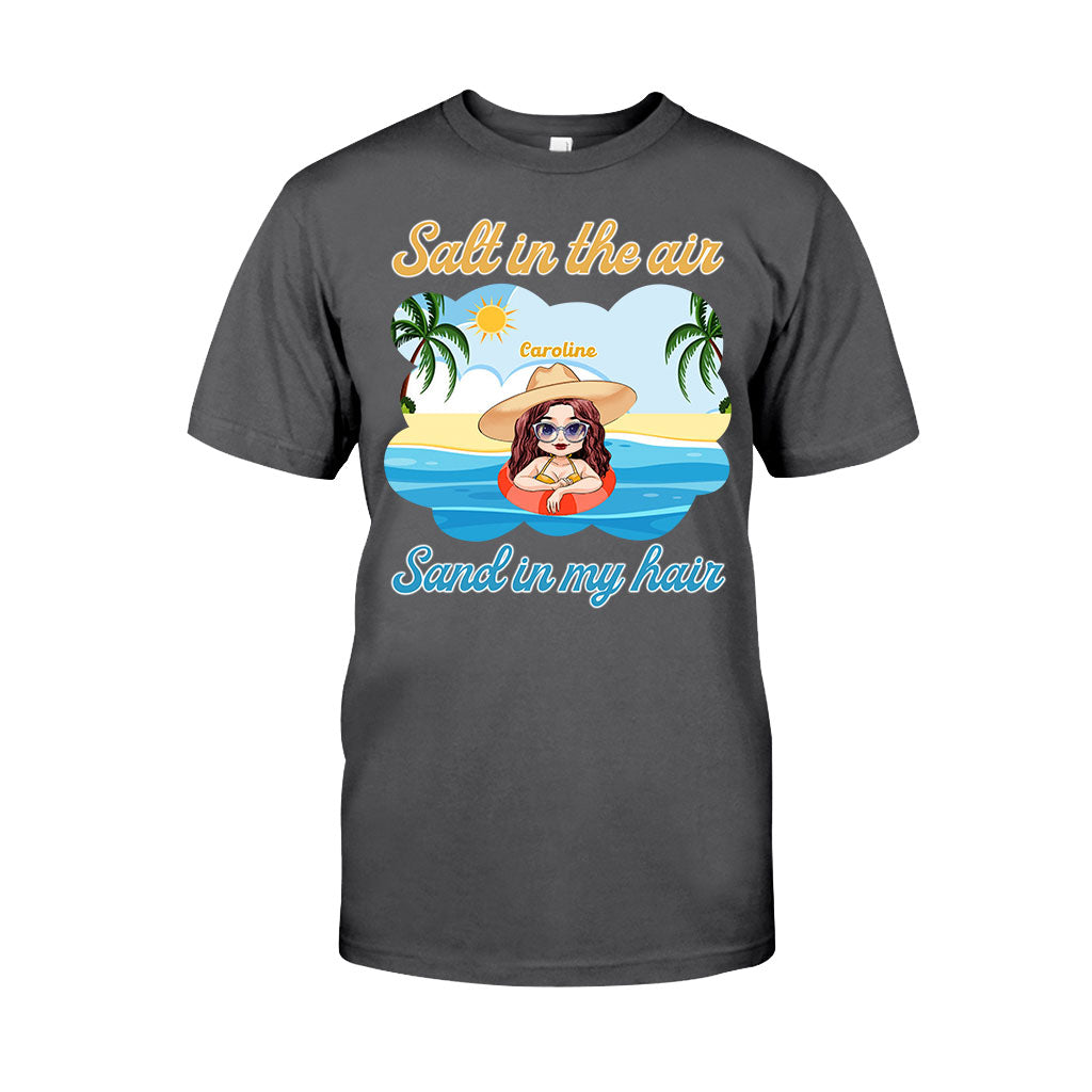 Salt In The Air Sand In My Hair - Personalized Sea Lover T-shirt and Hoodie