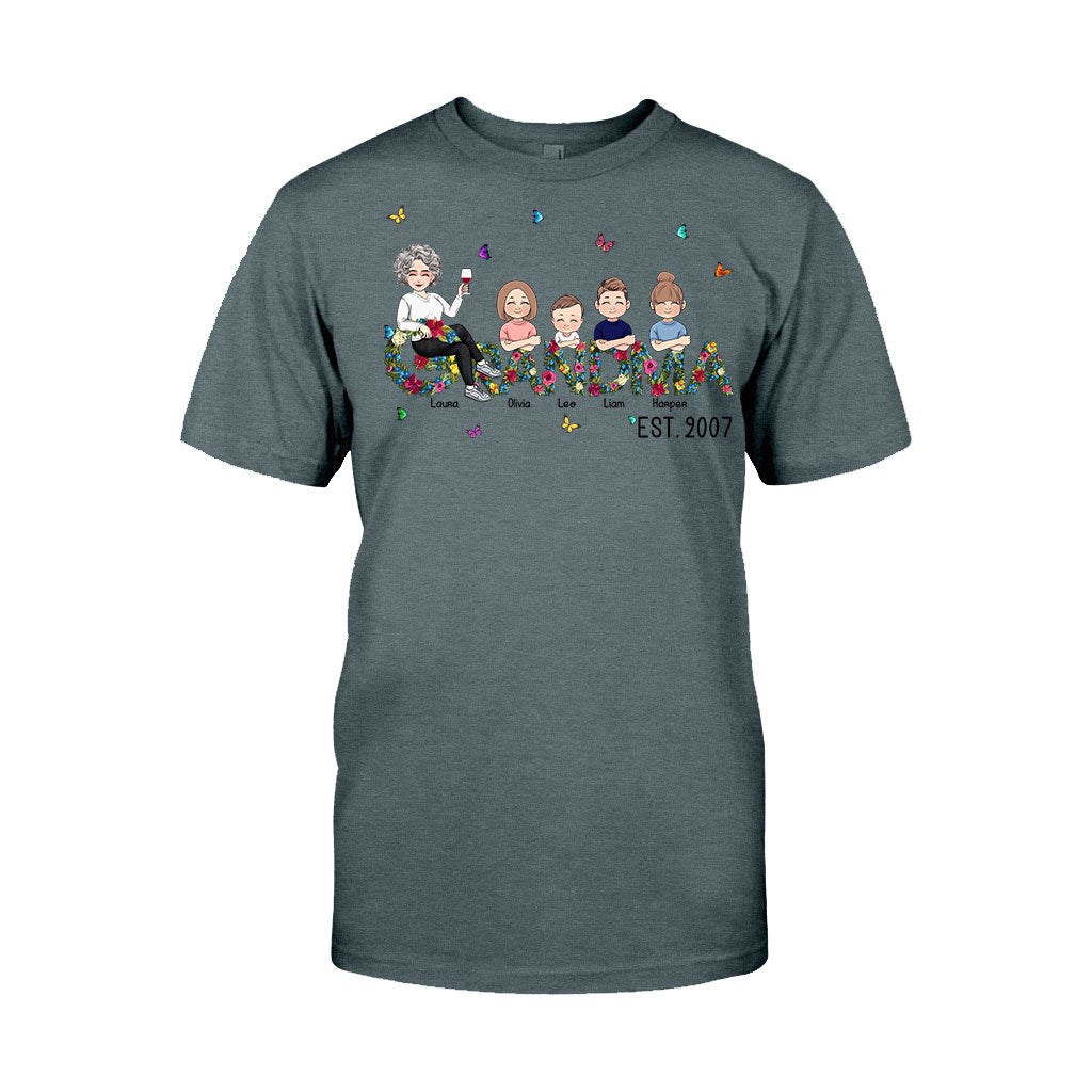 Grandma Since - Personalized Mother's Day Grandma T-shirt and Hoodie