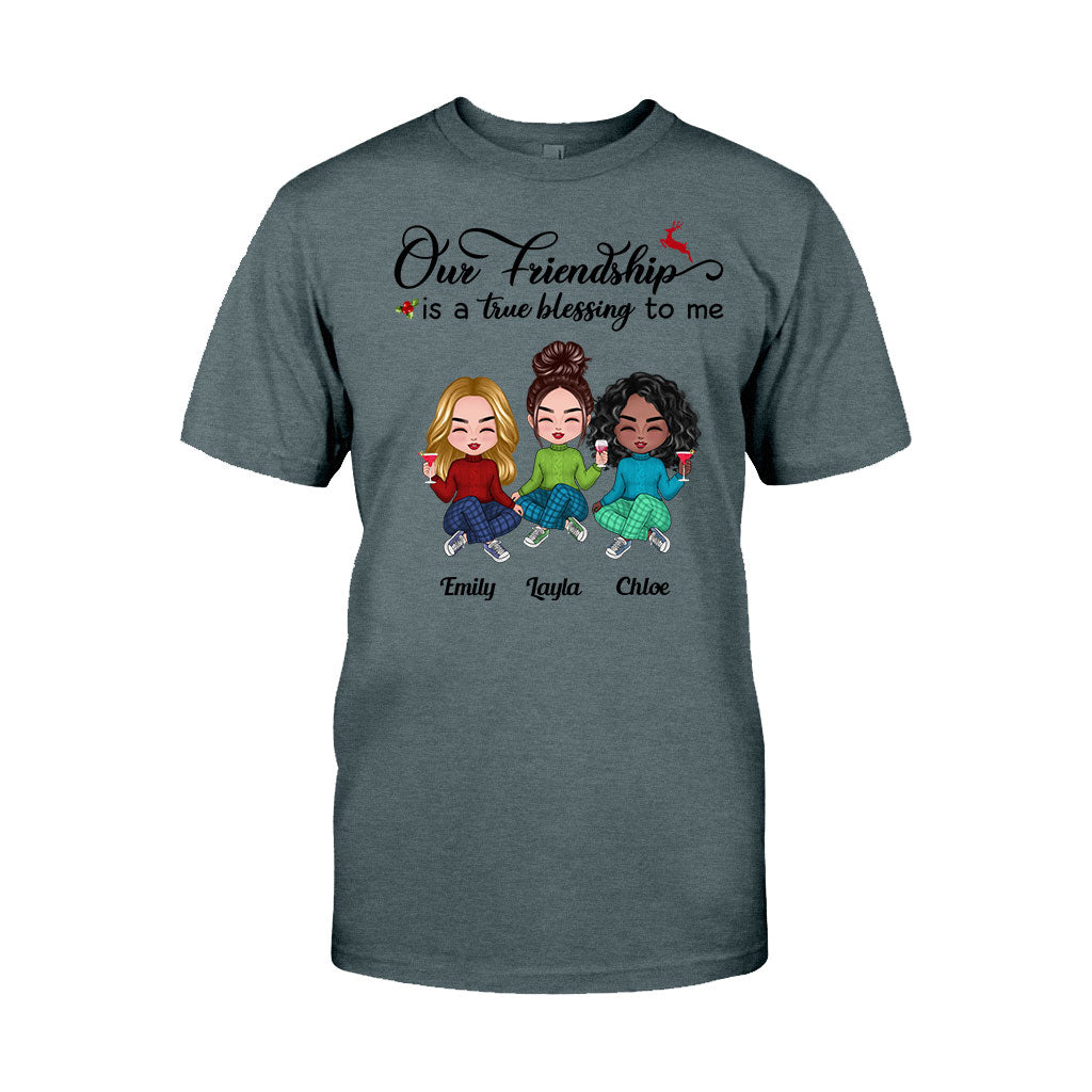 Our Friendship - Personalized Bestie T-shirt and Hoodie