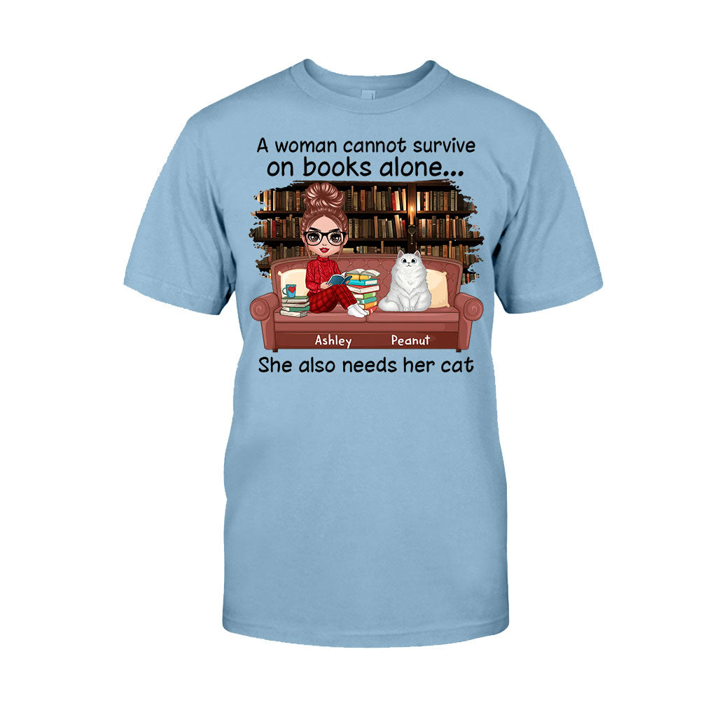 Books And Cats - Personalized Book T-shirt and Hoodie