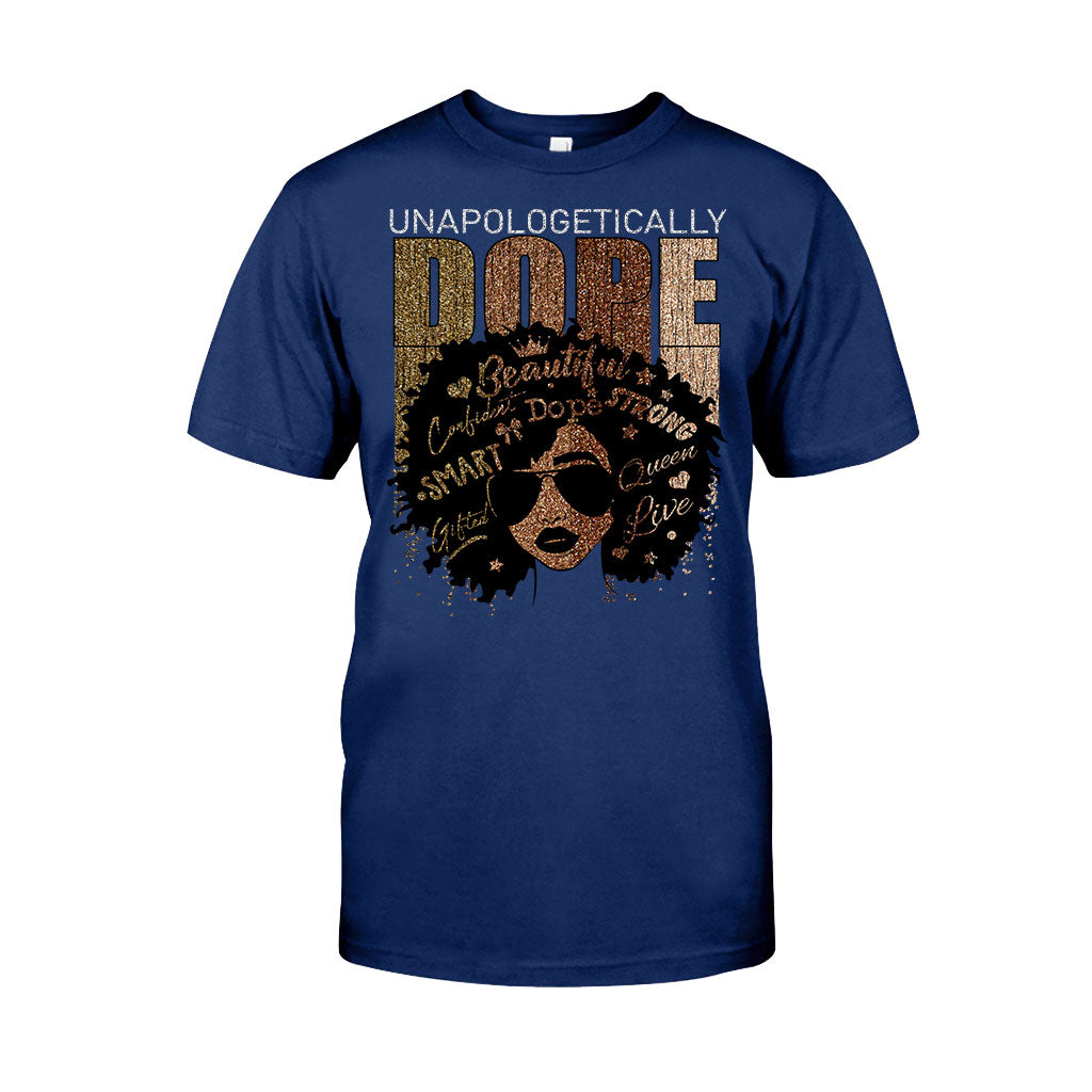 Reine Noire - T-shirt et sweat à capuche afro-américains avec imprimé à paillettes imitation 1121