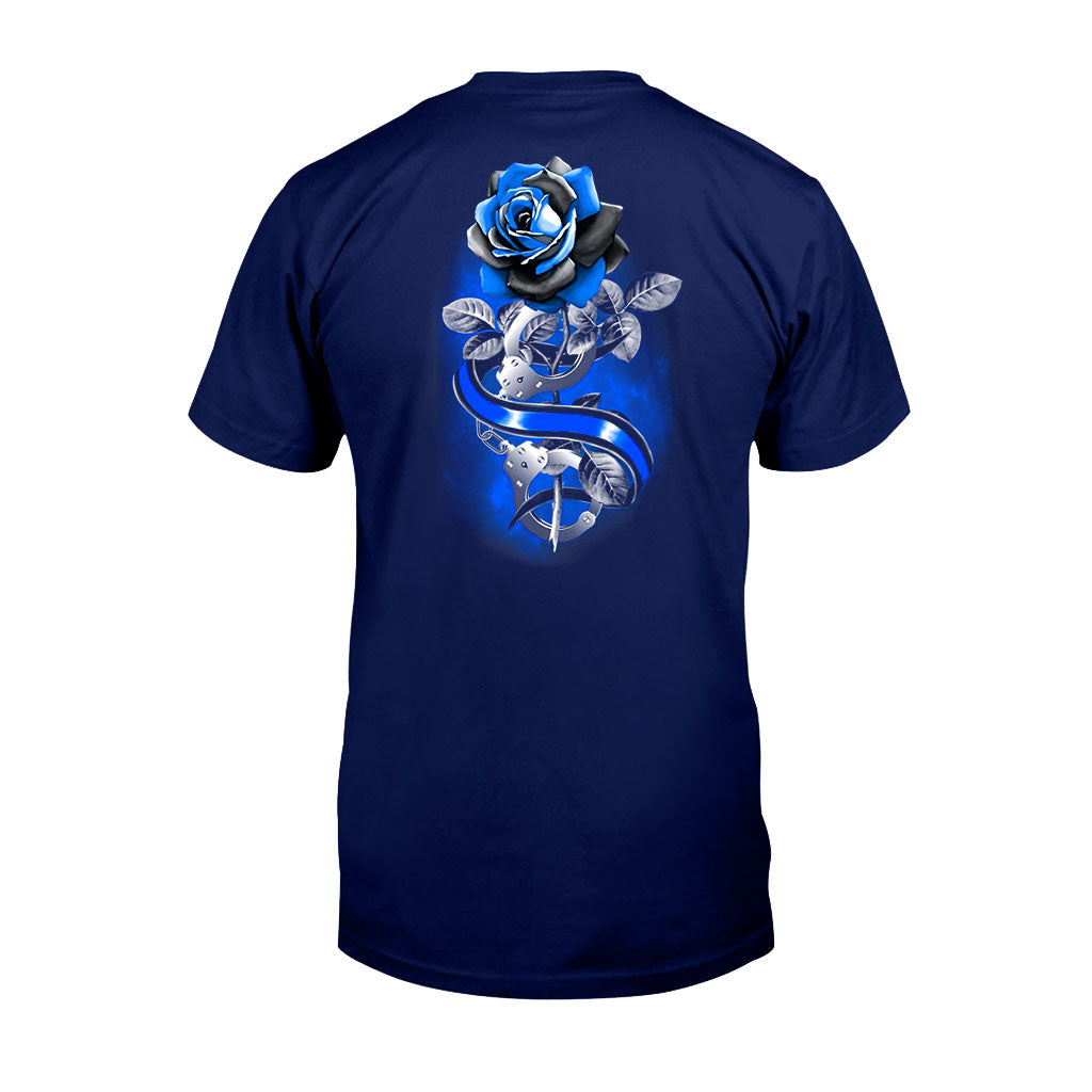 Blue Rose – Polizeibeamten-T-Shirt und Hoodie 062021