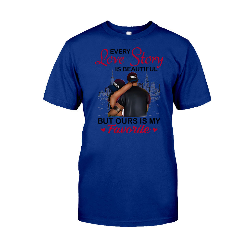 Black Couple - Personalized African American T-shirt and Hoodie 112021