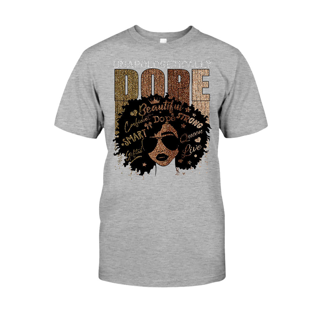 Reine Noire - T-shirt et sweat à capuche afro-américains avec imprimé à paillettes imitation 1121