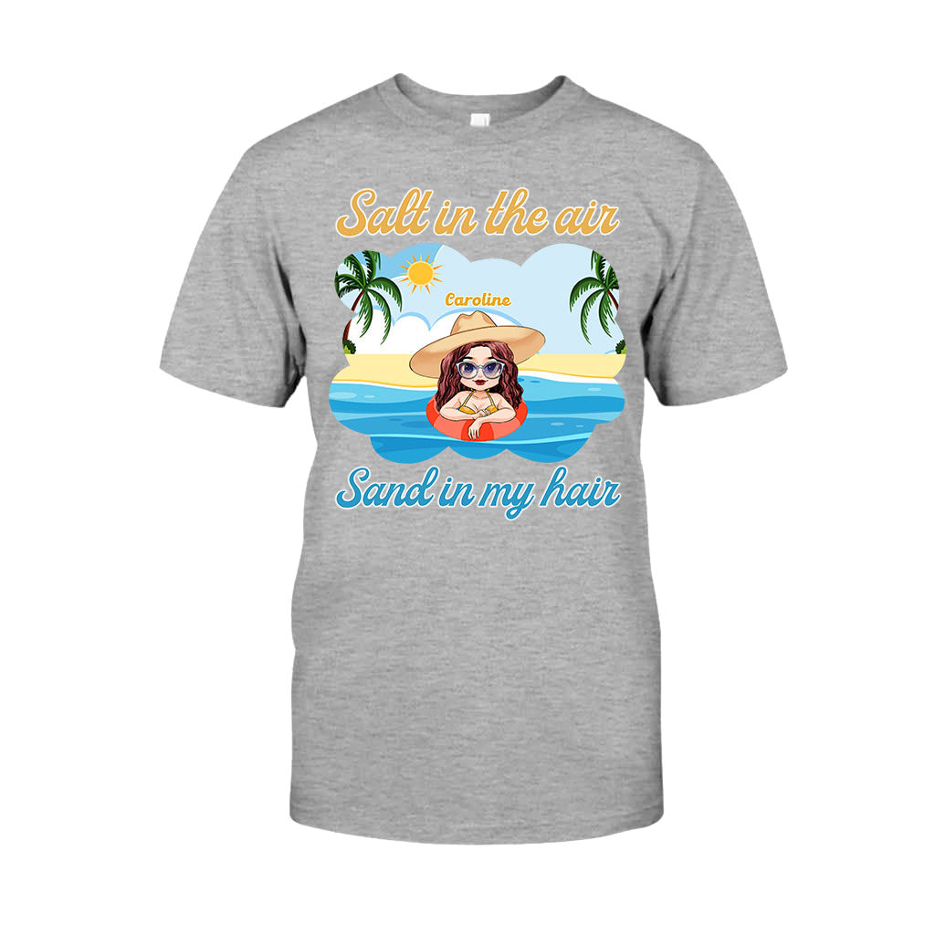 Salt In The Air Sand In My Hair - Personalized Sea Lover T-shirt and Hoodie