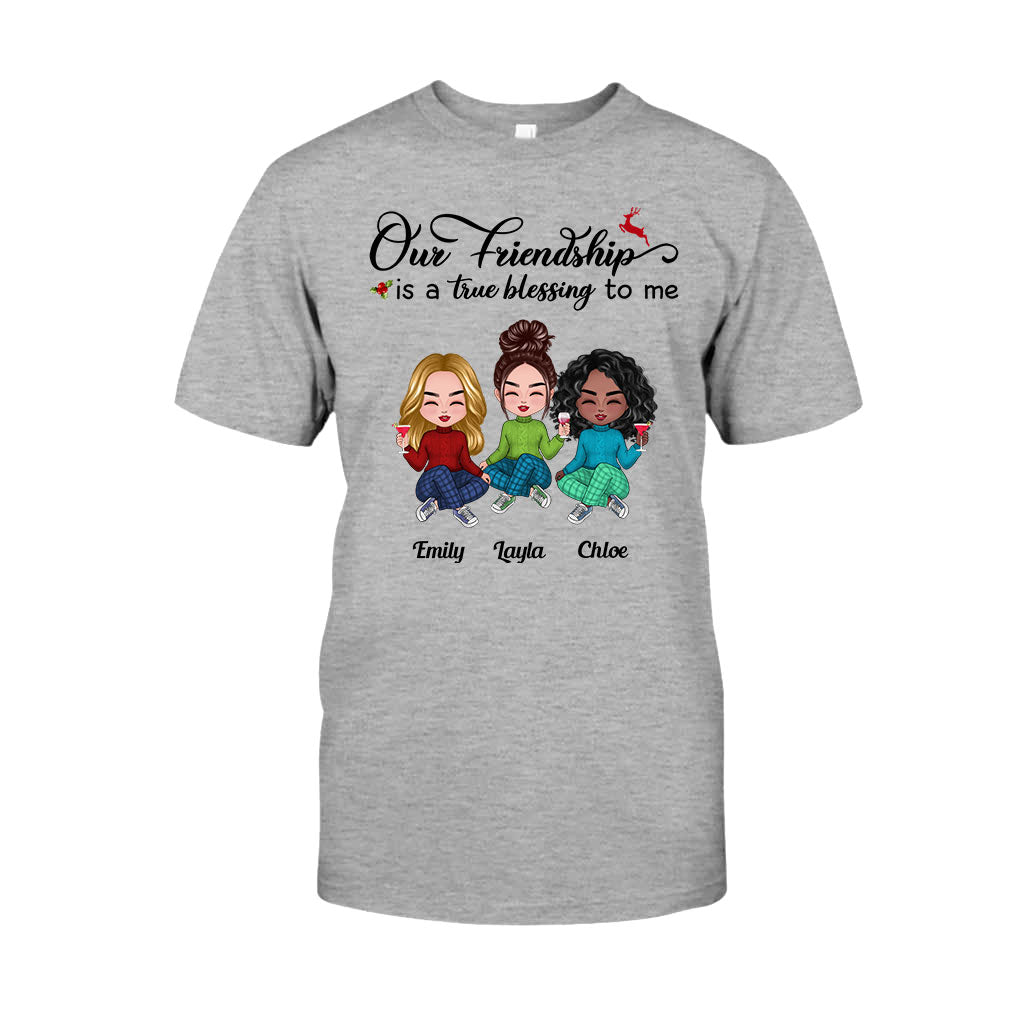 Our Friendship - Personalized Bestie T-shirt and Hoodie