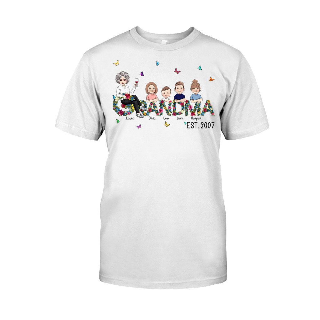 Grandma Since - Personalized Mother's Day Grandma T-shirt and Hoodie