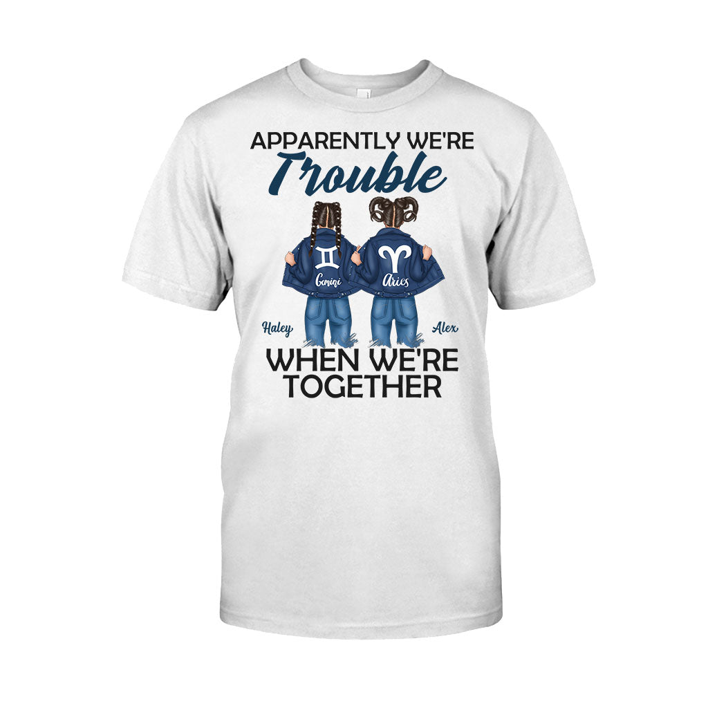 Trouble Together - Personalized Bestie T-shirt And Hoodie