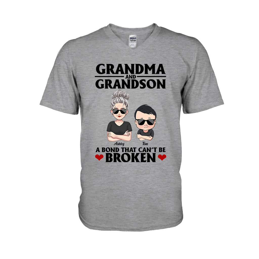 A Bond That Can't Be Broken - Personalized Mother's Day Grandma T-shirt and Hoodie