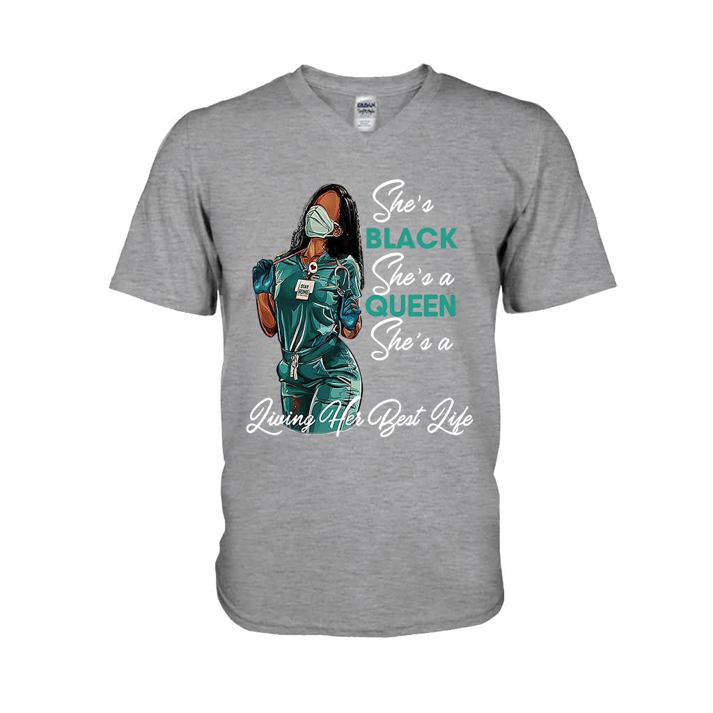 Black Queen - Personalized African American T-shirt and Hoodie 1121
