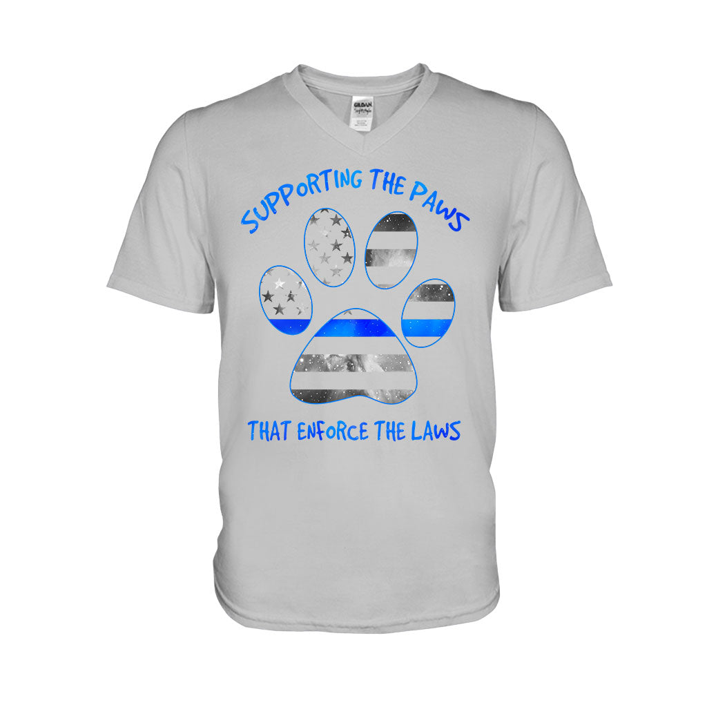 Supporting The Paws - Police Officer T-shirt And Hoodie 062021