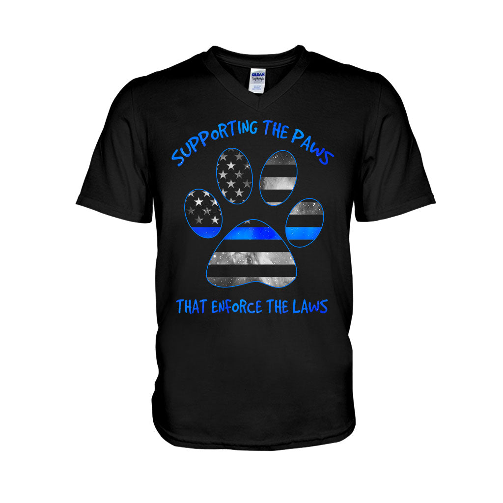 Supporting The Paws - Police Officer T-shirt And Hoodie 062021