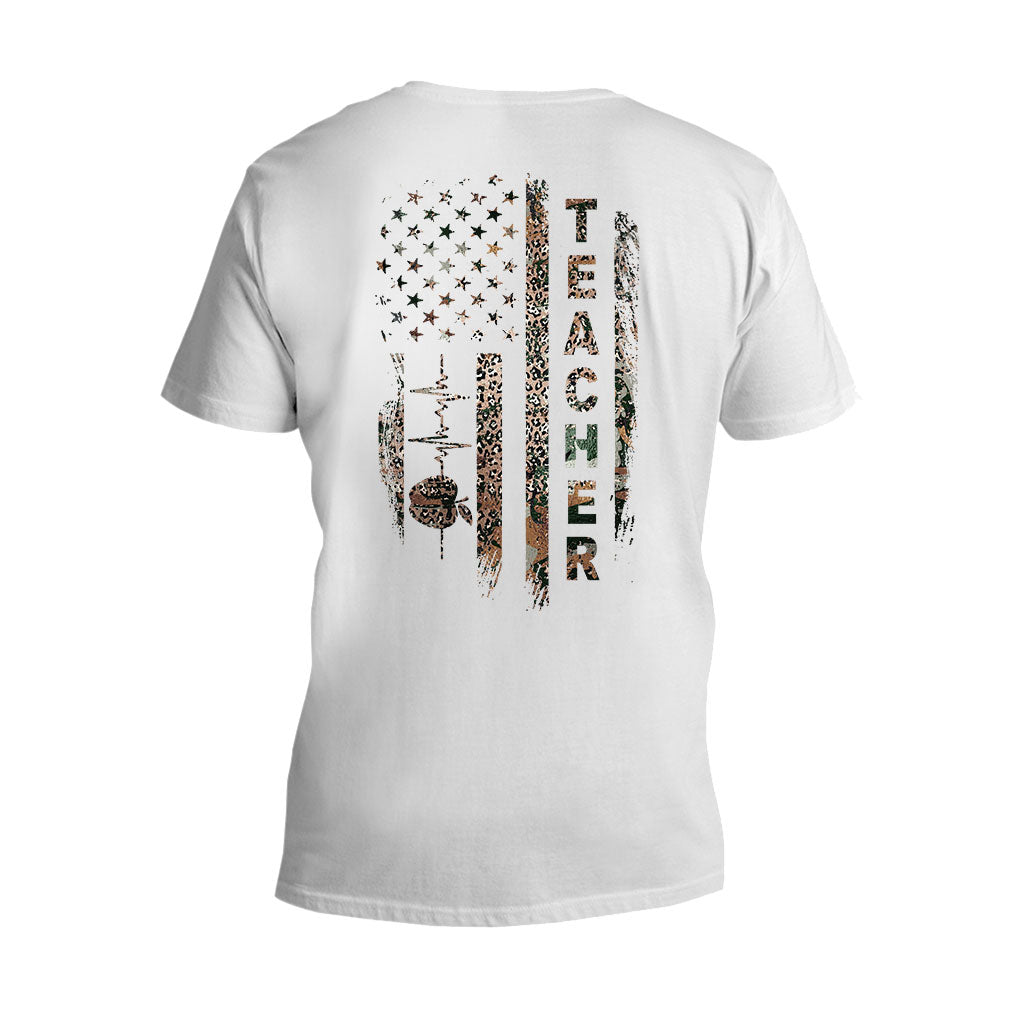 Teach Love Inspire - Personalized Independence Day Teacher T-shirt and Hoodie