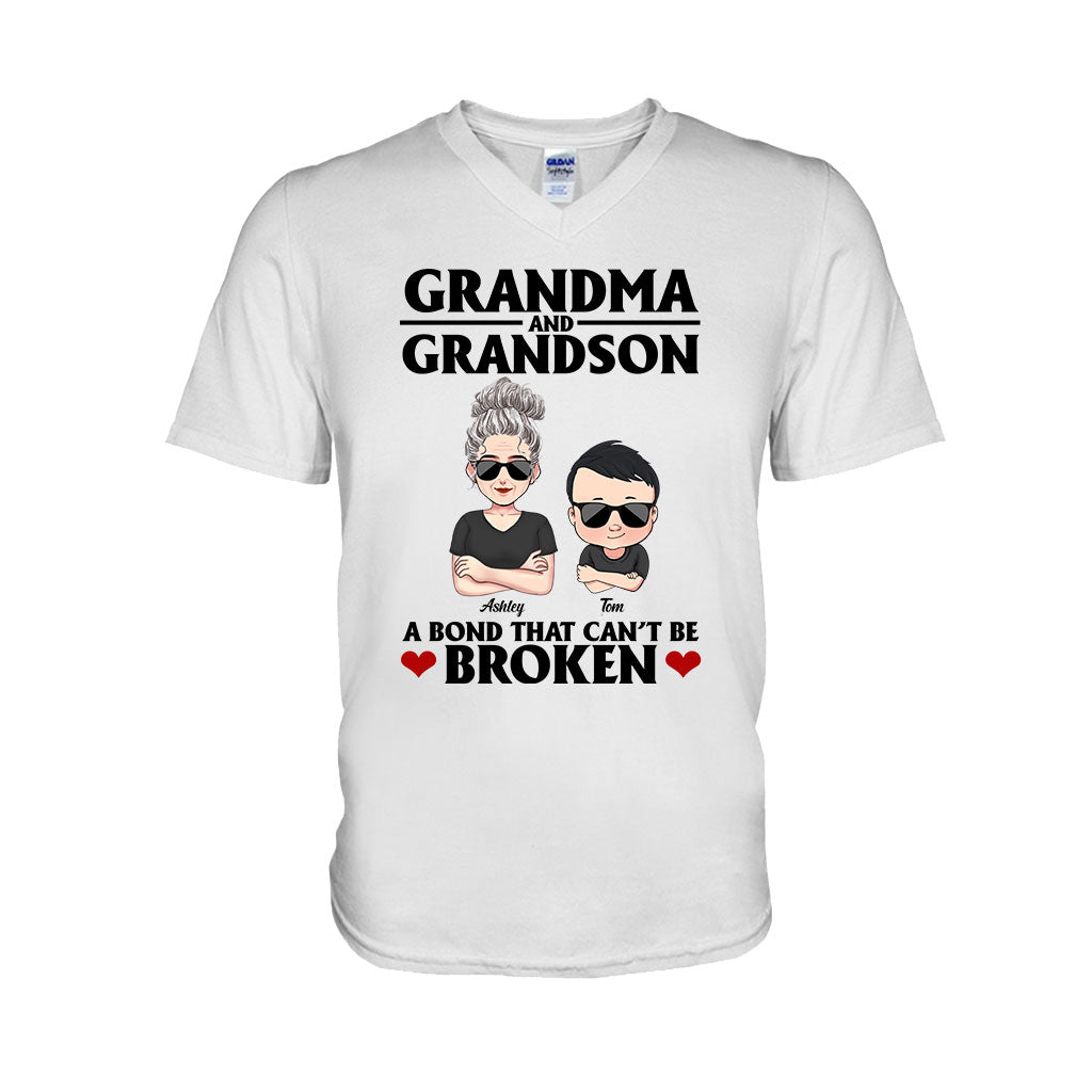 A Bond That Can't Be Broken - Personalized Mother's Day Grandma T-shirt and Hoodie