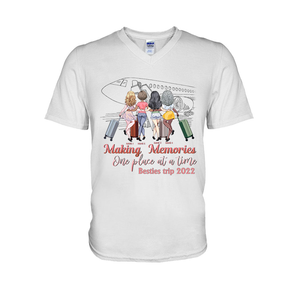 Besties Trip Apparently We're Trouble When We're Together - Personalized Travelling T-shirt and Hoodie