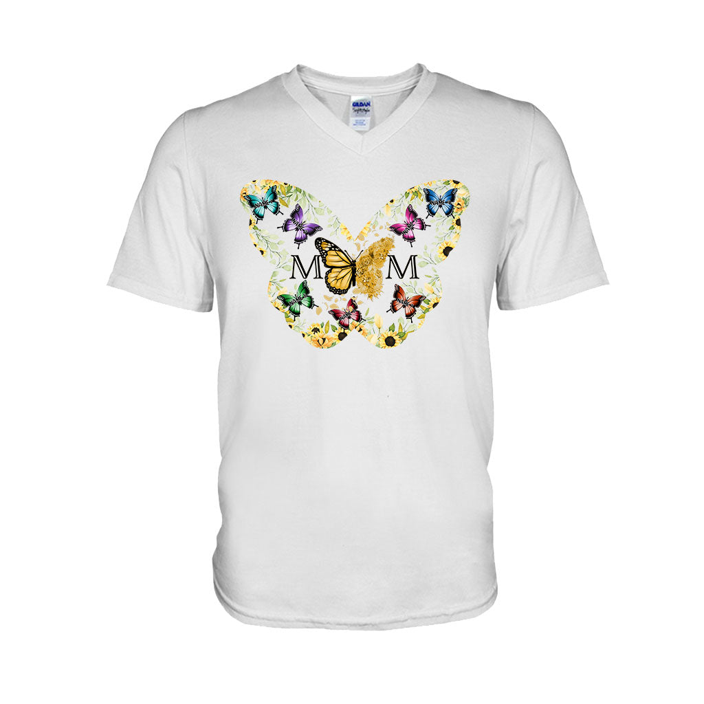 Mom Butterfly - Personalized Mother T-shirt and Hoodie