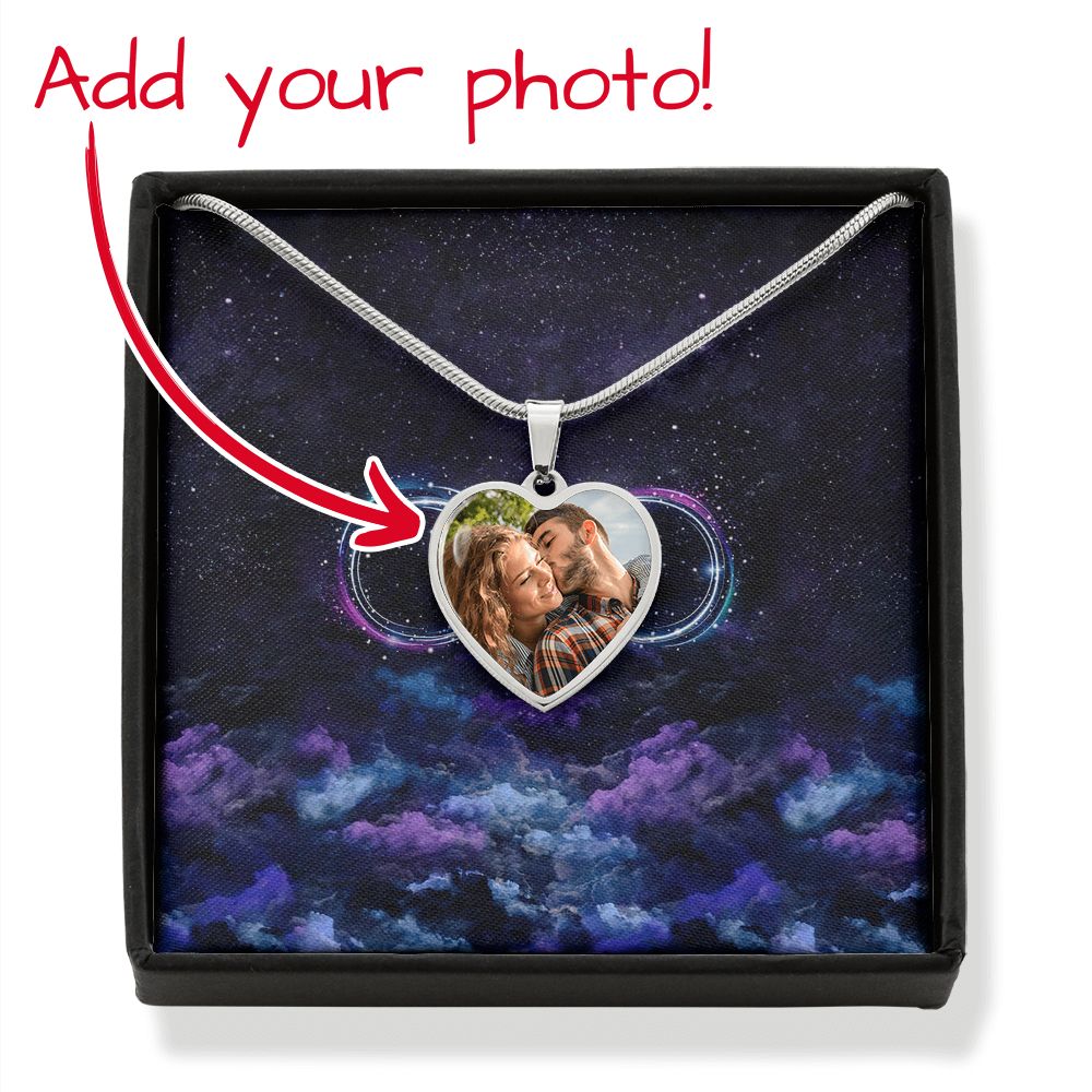 Ohne dich bin ich nichts – Personalisierte Ohana-Herzanhänger-Halskette für Paare – sth5761