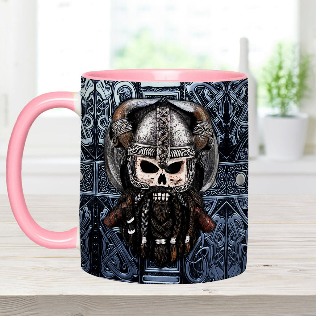 Stolzer Wikinger-Papa/Großvater – Personalisierte Tasse mit Wikinger-Akzent