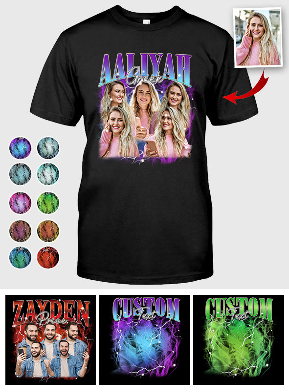 Custom Text And Photos - gift for anyone - Personalized T-shirt And Hoodie