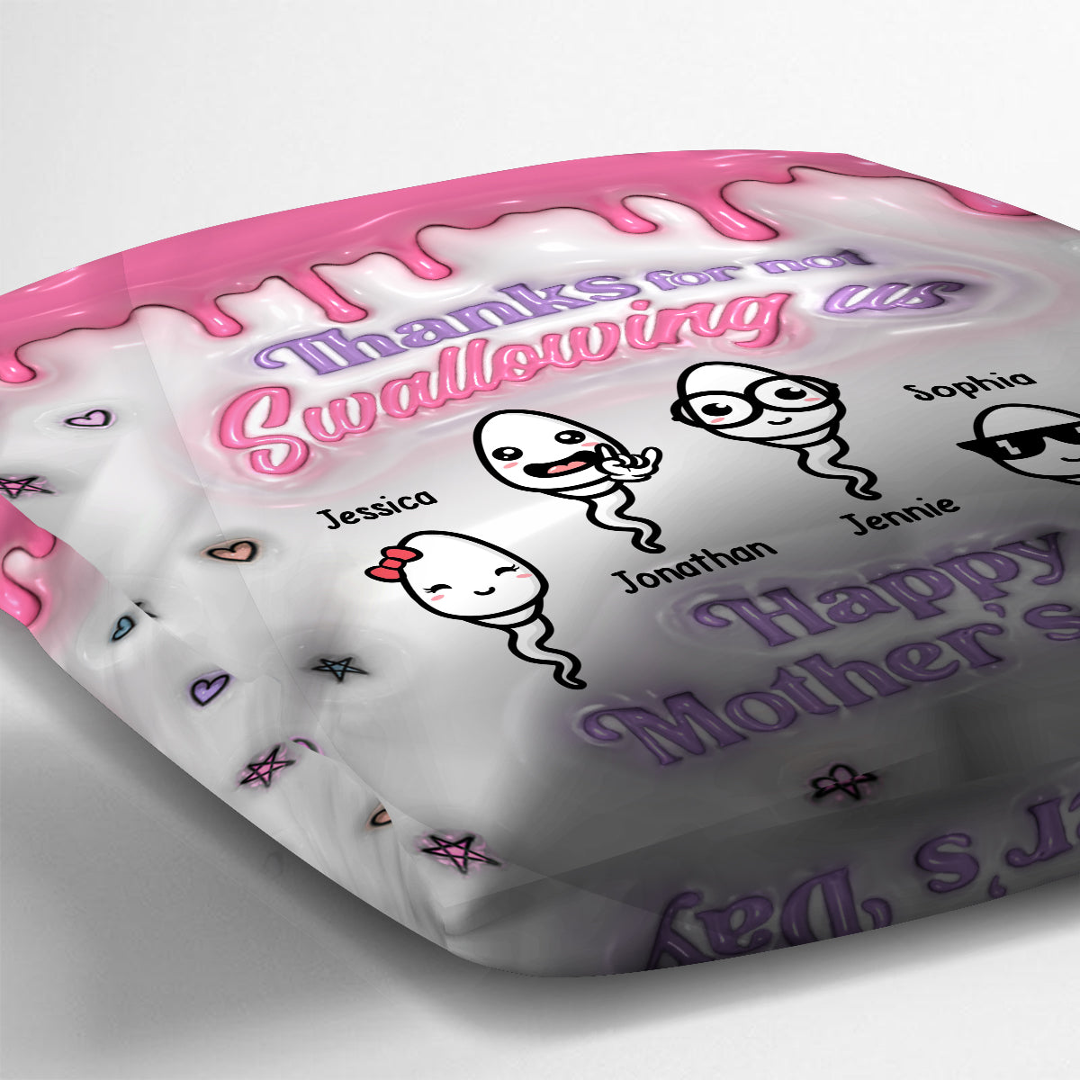 Thanks You Mom - Personalized Mother Throw Pillow