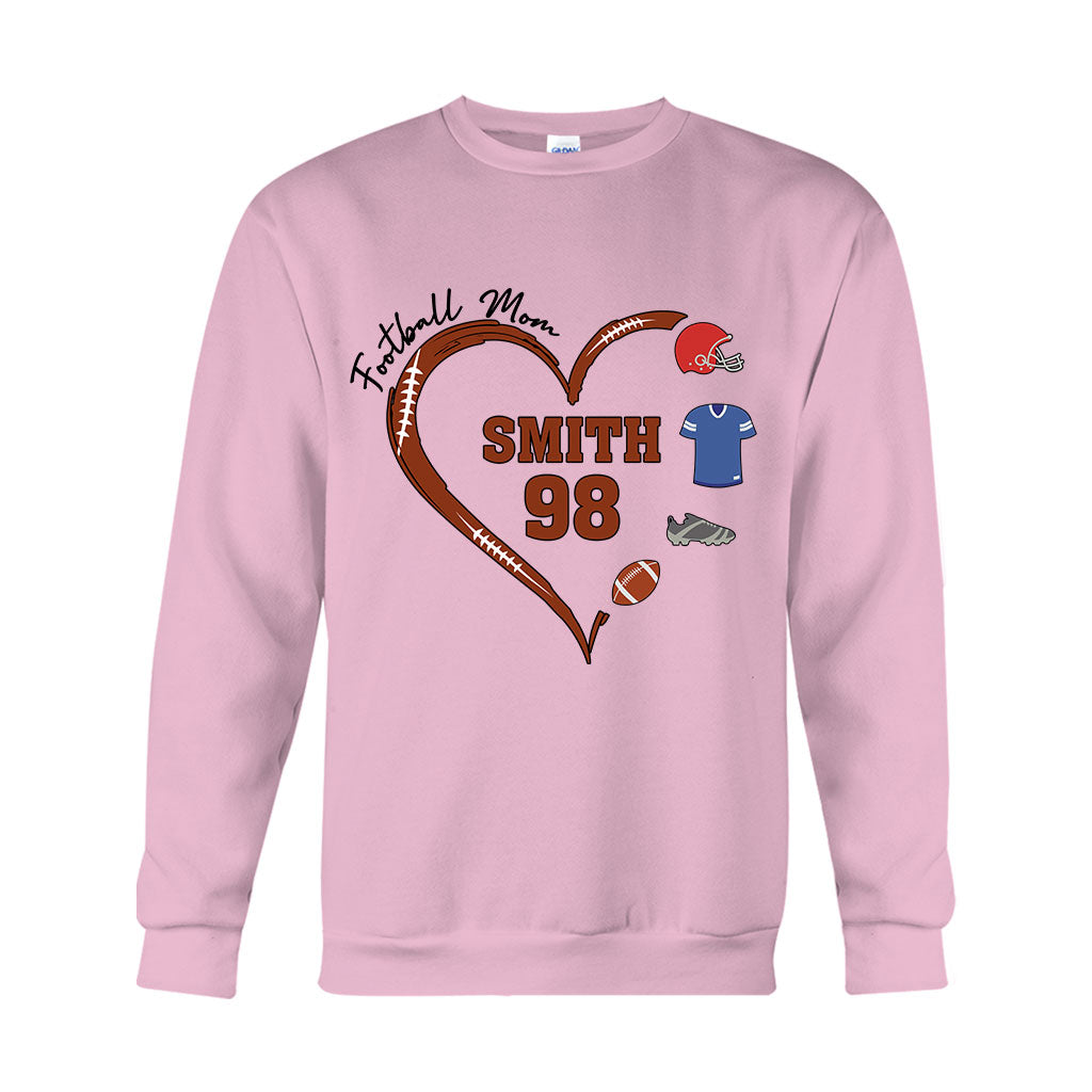 Fußballmama – Personalisiertes Fußball-T-Shirt und Hoodie