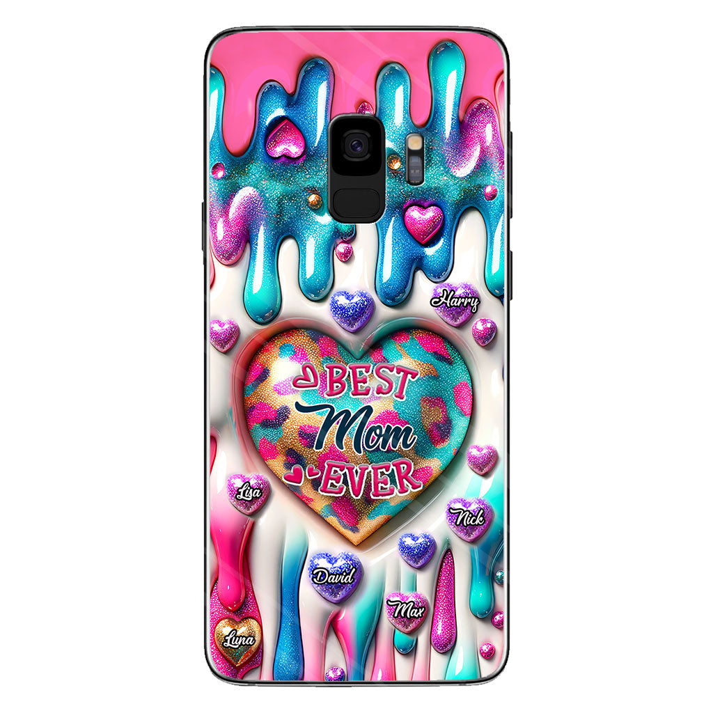 Best Mom Grandma Ever - Personalized Mother Clear Phone Case