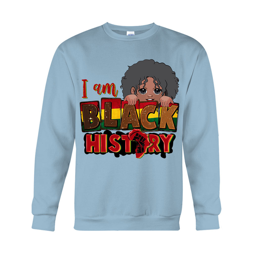 I Am Black History - Personalized African American T-shirt And Hoodie