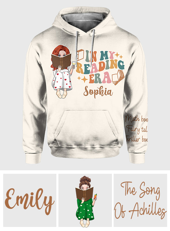 In My Reading Era - Personalized Book All Over Shirt