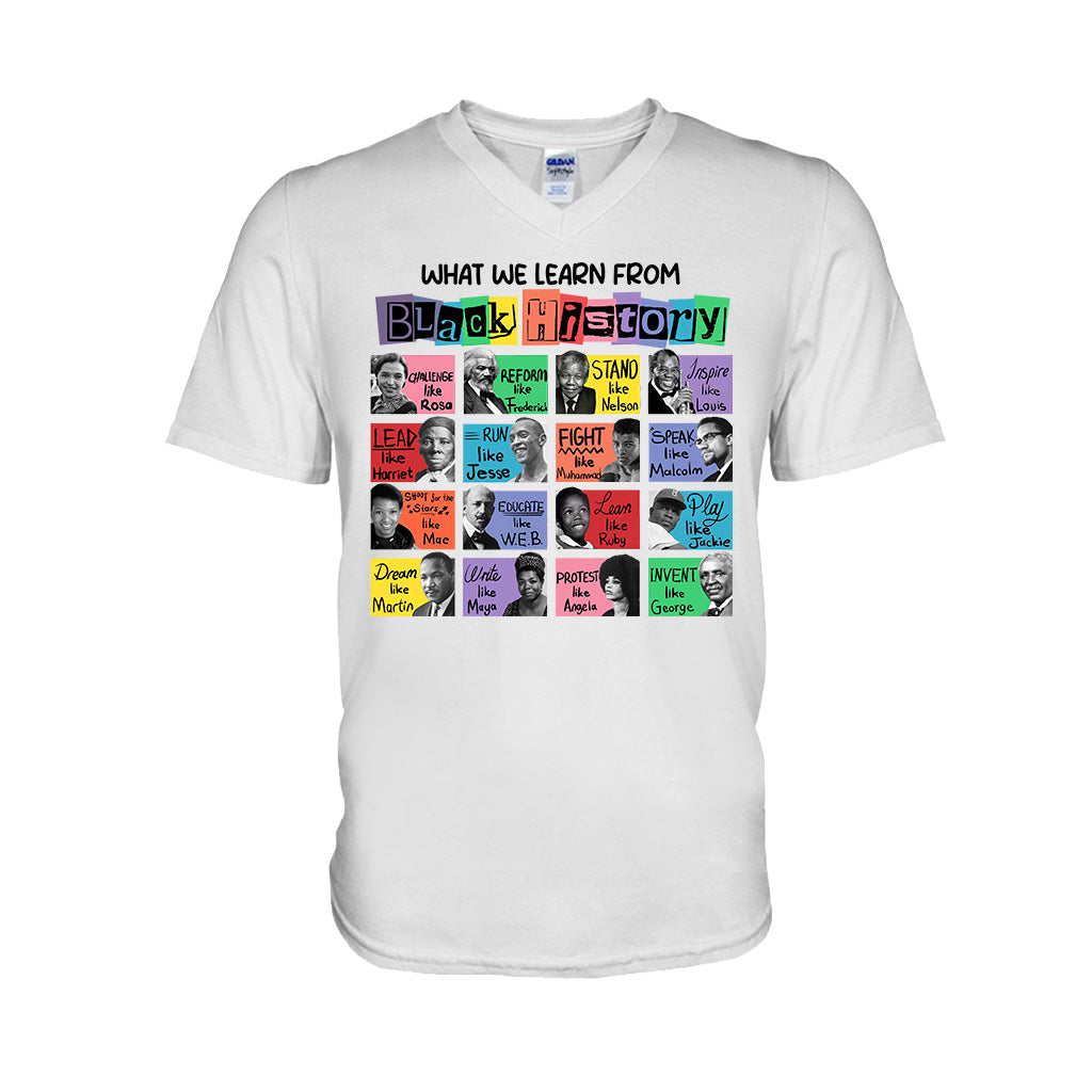 Was wir aus der Geschichte der Schwarzen lernen – T-Shirt und Hoodie für Afroamerikaner