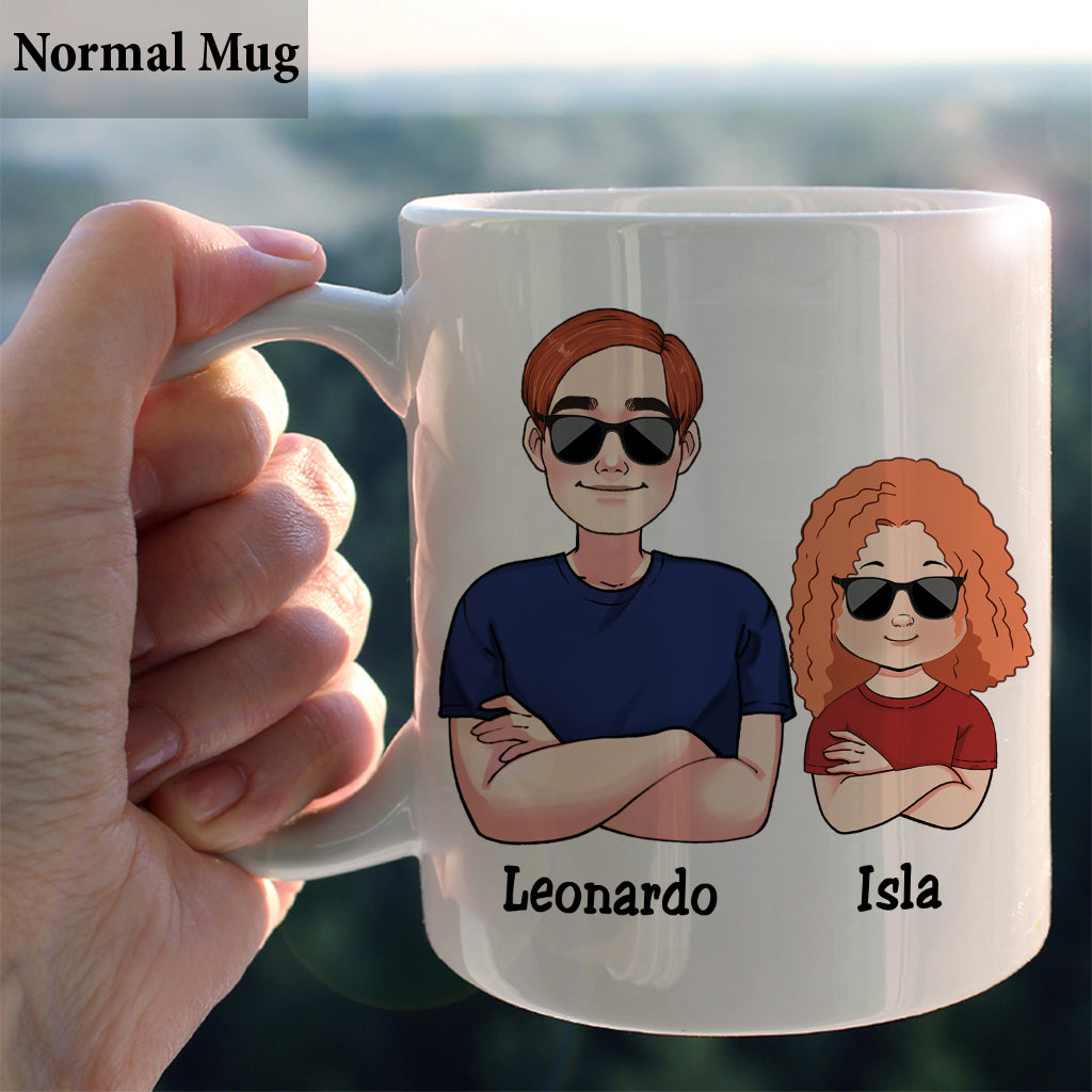 Como Padre Como Hija Oh Mierda - Personalized Father Mug