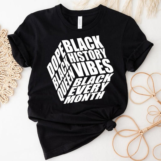 Histoire des Noirs - T-shirt et sweat à capuche personnalisés pour Afro-Américains