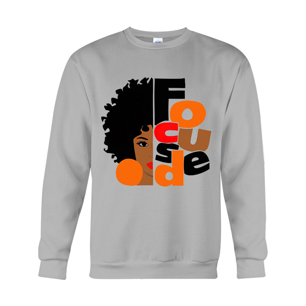 Focused – T-Shirt und Hoodie für Afroamerikaner