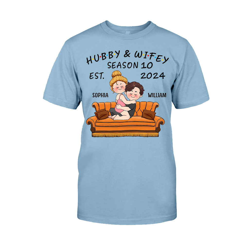 Hubby & Wifey - Personalized Husband And Wife T-shirt And Hoodie