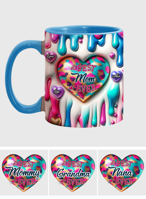 Best Mom Grandma Ever - Personalized Mother Accent Mug