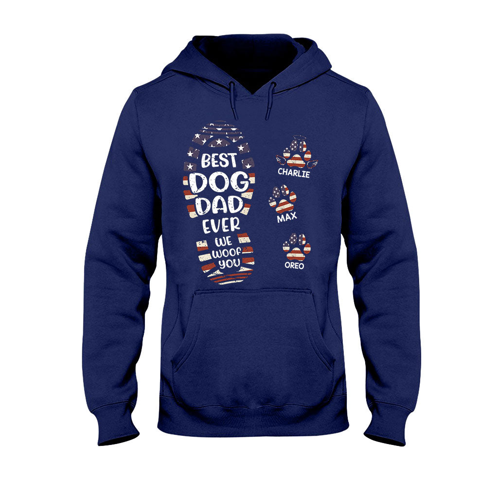 Happy Father's Day To The Best Dog/Cat Dad - Personalized Father T-shirt And Hoodie