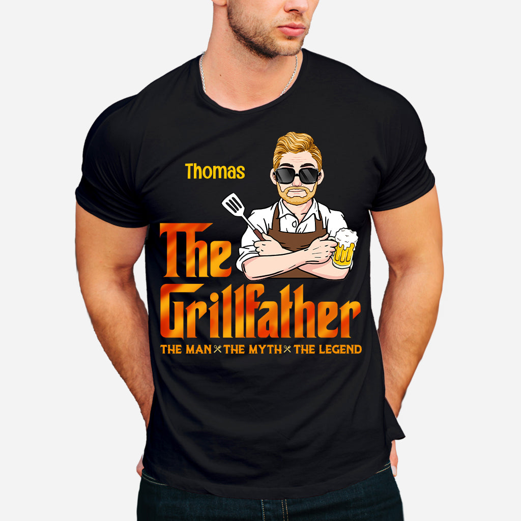 Der Grillvater – Personalisiertes Grill-T-Shirt und Hoodie
